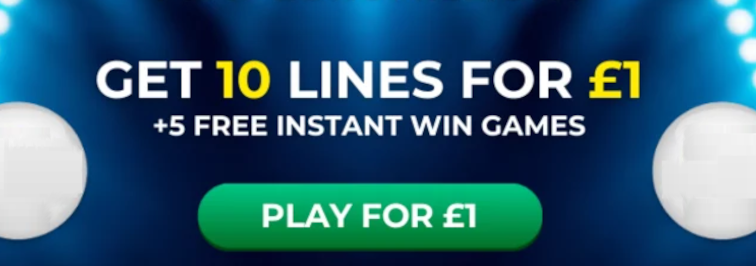 Lotto Social - 10 Lotto lines + 5 FREE Instant WIN Games