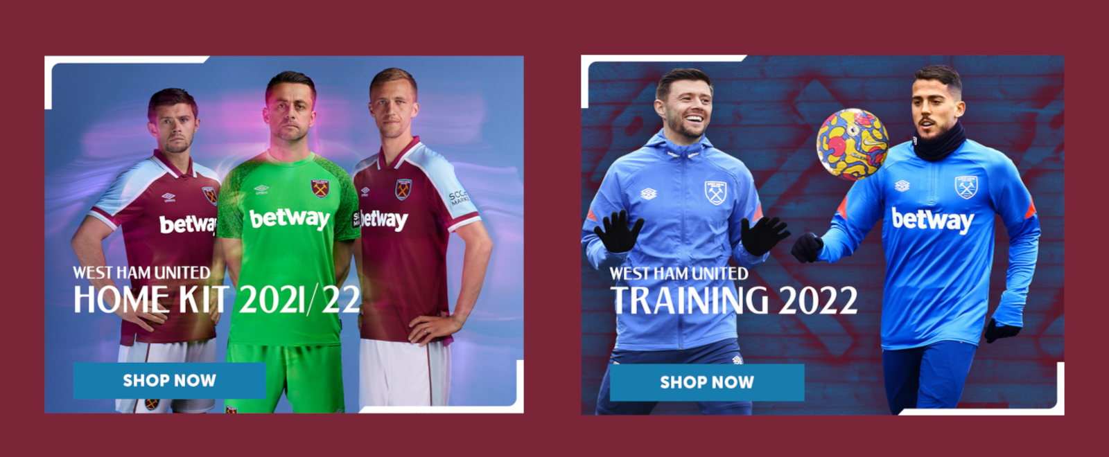 West Ham United Store Banner